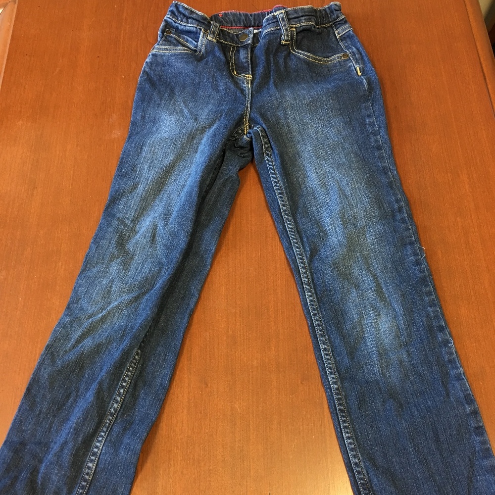 Hanna Andersson full length adjustable jeans 130 G
